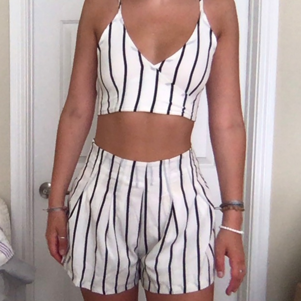 Striped Two Piece Set